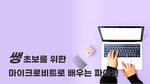 쌩초보를 위한 마이크로비트로 배우는 파이썬